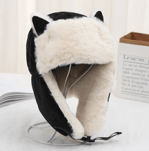 Charger l&#39;image dans la galerie, Cat Ear Winter Trapper Hat-Furbaby Friends Gifts