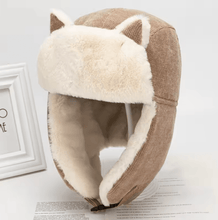 Charger l&#39;image dans la galerie, Cat Ear Winter Trapper Hat-Furbaby Friends Gifts