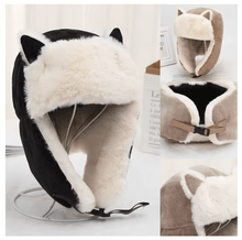 Charger l&#39;image dans la galerie, Cat Ear Winter Trapper Hat-Furbaby Friends Gifts