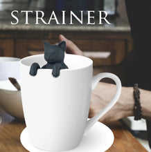 Laden Sie das Bild in den Galerie-Viewer, Cat-in-the-Cup Tea Strainer-Furbaby Friends Gifts