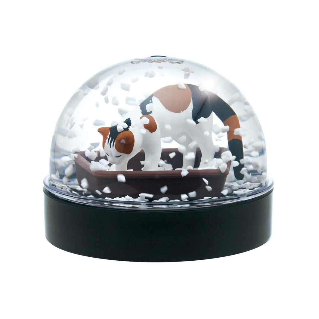Cat Litter Snow Globe-Furbaby Friends Gifts
