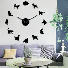 Charger l&#39;image dans la galerie, Cats &amp; Dogs Wall Clock-Furbaby Friends Gifts