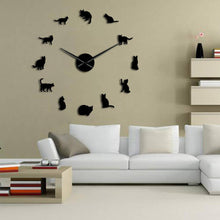 Carregar imagem no visualizador da galeria, Cats &amp; Kittens Wall Clock-Furbaby Friends Gifts