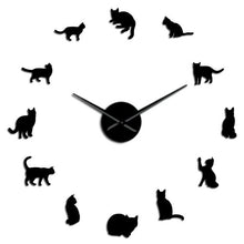 Laden Sie das Bild in den Galerie-Viewer, Cats &amp; Kittens Wall Clock-Furbaby Friends Gifts