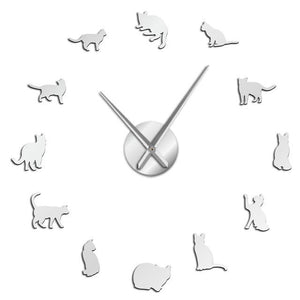 Cats & Kittens Wall Clock-Furbaby Friends Gifts