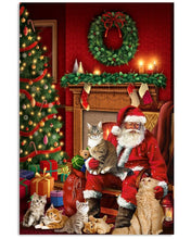 Carregar imagem no visualizador da galeria, &#39;Christmas Warmth&#39; Canvas Oil Print-Furbaby Friends Gifts