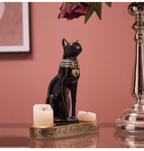 Charger l&#39;image dans la galerie, Classical Egyptian Cat Candlestick-Furbaby Friends Gifts