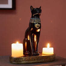 Charger l&#39;image dans la galerie, Classical Egyptian Cat Candlestick-Furbaby Friends Gifts