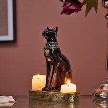 Afbeelding in Gallery-weergave laden, Classical Egyptian Cat Candlestick-Furbaby Friends Gifts