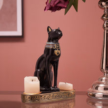 Carregar imagem no visualizador da galeria, Classical Egyptian Cat Candlestick-Furbaby Friends Gifts