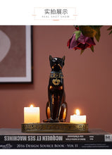 Cargar imagen en el visor de la galería, Classical Egyptian Cat Candlestick-Furbaby Friends Gifts
