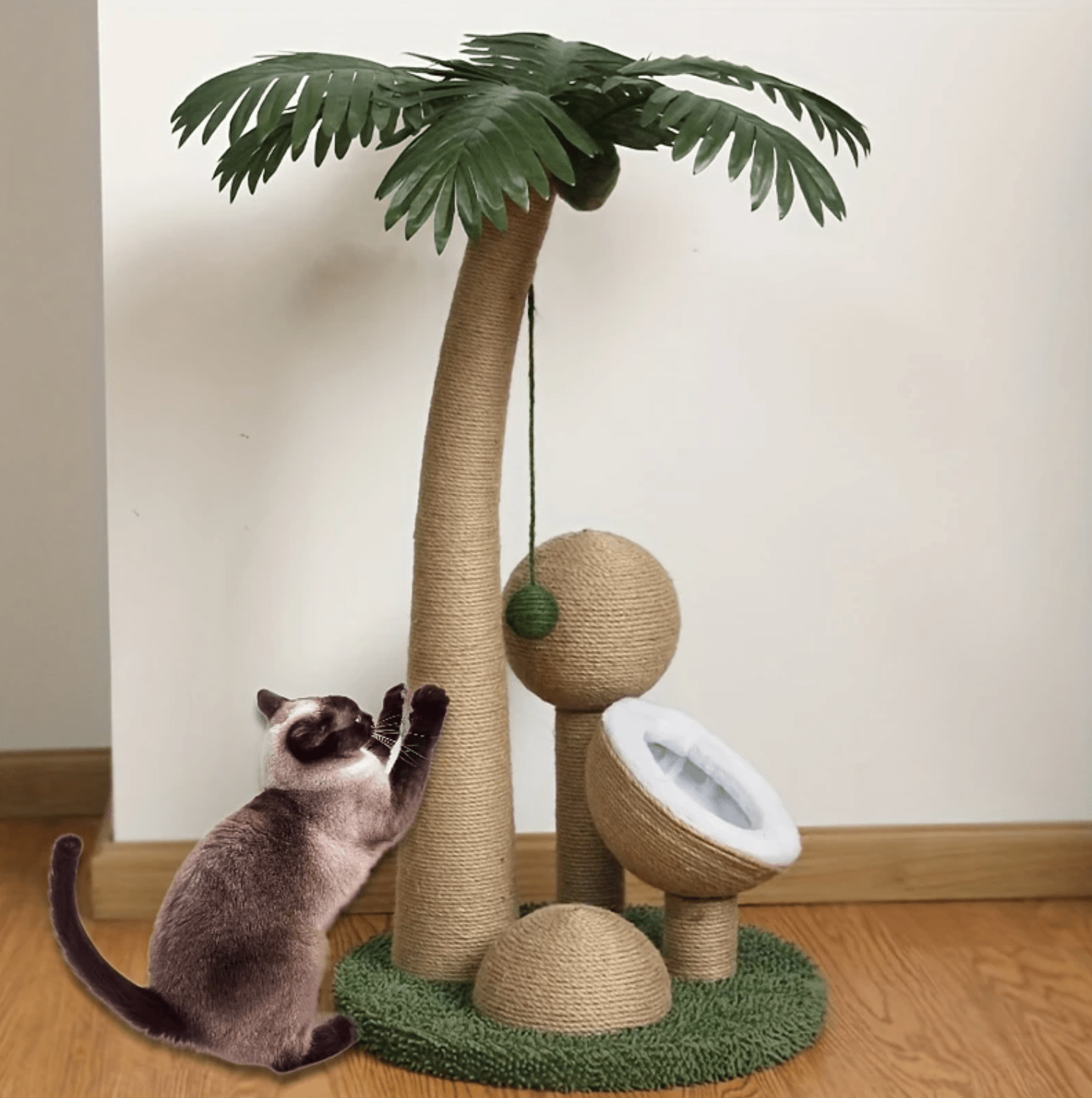 Coconut Palm Tree Cat Scratching Post Furbaby Friend Gifts