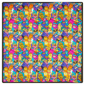 Colourful Kitties Silk Scarves-Furbaby Friends Gifts