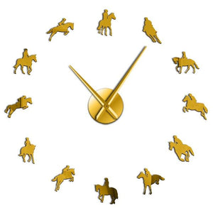 Competition Horse Wall Clock-Furbaby Friends Gifts