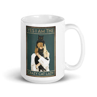 'Crazy Cat Lady' Ceramic Mug-Furbaby Friends Gifts