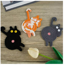 Laden Sie das Bild in den Galerie-Viewer, Crochet Cat Butt Coasters-Furbaby Friends Gifts