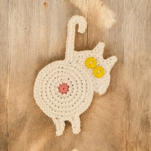 Load image into Gallery viewer, Crochet Cat Butt Coasters-Furbaby Friends Gifts
