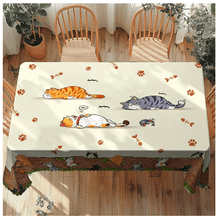 Charger l&#39;image dans la galerie, Curious Fat Kittens Tablecloths-Furbaby Friends Gifts