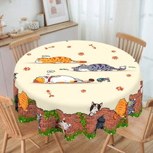 Charger l&#39;image dans la galerie, Curious Fat Kittens Tablecloths-Furbaby Friends Gifts
