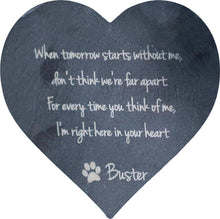 Cargar imagen en el visor de la galería, Customisable Commemorative Heart Shaped Wooden Pet Sign-Furbaby Friends Gifts