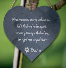 Carregar imagem no visualizador da galeria, Customisable Commemorative Heart Shaped Wooden Pet Sign-Furbaby Friends Gifts
