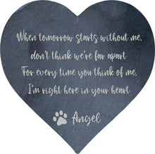 Load image into Gallery viewer, Customisable Commemorative Heart Shaped Wooden Pet Sign-Furbaby Friends Gifts
