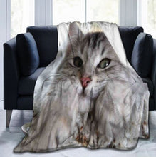 Afbeelding in Gallery-weergave laden, Customisable Super-Soft Throw Blankets &amp; Cushions-Furbaby Friends Gifts