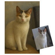 Customised Fine Art Pet Portrait Poster-Furbaby Friends Gifts