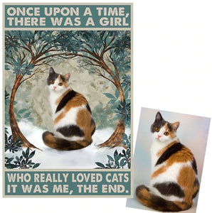 Customised 'Once Upon a Time' Metal Pet Commemorative Wall Plaques-Furbaby Friends Gifts
