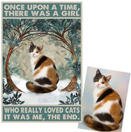 Customised 'Once Upon a Time' Metal Pet Commemorative Wall Plaques-Furbaby Friends Gifts