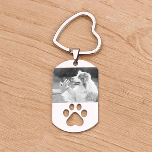 Customised Photo Keychain-Furbaby Friends Gifts