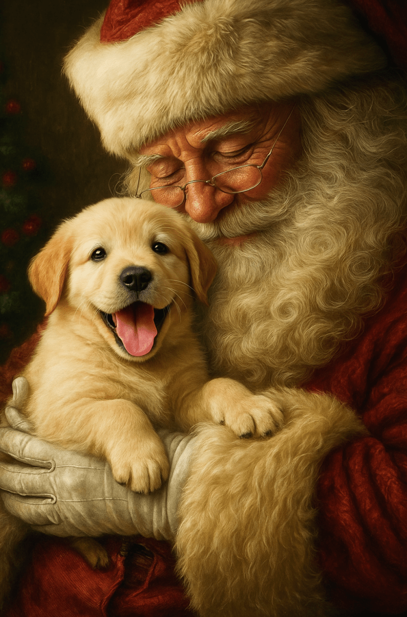 Customised Santa's little Helper Posters!-Furbaby Friends Gifts