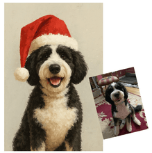 Load image into Gallery viewer, Customised Santa&#39;s little Helper Posters!-Furbaby Friends Gifts
