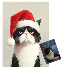 Load image into Gallery viewer, Customised Santa&#39;s little Helper Posters!-Furbaby Friends Gifts