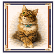 Customised Silk Scarves - Your Pet!-Furbaby Friends Gifts