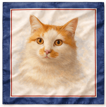 Load image into Gallery viewer, Customised Silk Scarves - Your Pet!-Furbaby Friends Gifts
