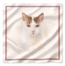 Load image into Gallery viewer, Customised Silk Scarves - Your Pet!-Furbaby Friends Gifts