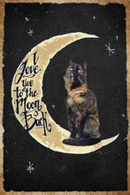 Cargar imagen en el visor de la galería, Customised &#39;To The Moon &amp; Back&#39; Metal Pet Wall Plaques-Furbaby Friends Gifts