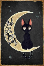 Charger l&#39;image dans la galerie, Customised &#39;To The Moon &amp; Back&#39; Metal Pet Wall Plaques-Furbaby Friends Gifts