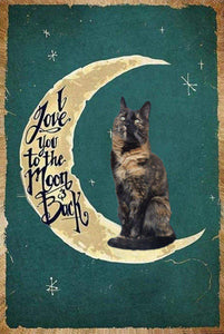 Customised 'To The Moon & Back' Metal Pet Wall Plaques-Furbaby Friends Gifts