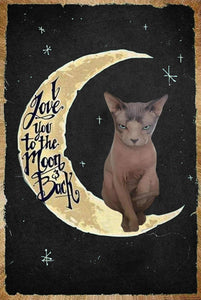 Customised 'To The Moon & Back' Metal Pet Wall Plaques-Furbaby Friends Gifts