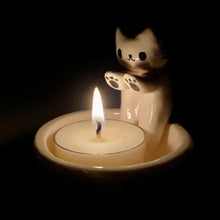 Charger l&#39;image dans la galerie, Cute Cat Candle Holder-Furbaby Friends Gifts