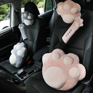 Cute Cat Car Accessories (Pink/ Grey)-Furbaby Friends Gifts