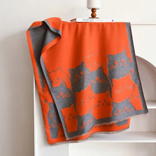 Charger l&#39;image dans la galerie, Cute Cat Jacquard Pashmina Cashmere Scarves-Furbaby Friends Gifts