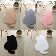 Load image into Gallery viewer, Cute Cat Shaped Fluffy Rugs-Furbaby Friends Gifts