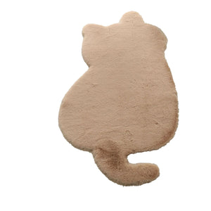 Cute Cat Shaped Fluffy Rugs-Furbaby Friends Gifts
