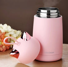 Charger l&#39;image dans la galerie, Cute Cat Shaped Thermos Flask-Furbaby Friends Gifts