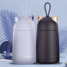 Carregar imagem no visualizador da galeria, Cute Cat Shaped Thermos Flask-Furbaby Friends Gifts