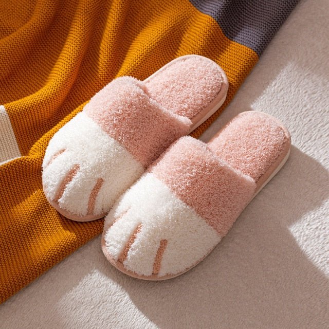 Cute & Cosy Cat Paw Slippers-Furbaby Friends Gifts