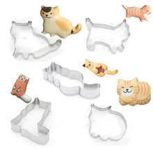 Load image into Gallery viewer, Cute Kitty Cookie Cutters (5 pack)-Furbaby Friends Gifts